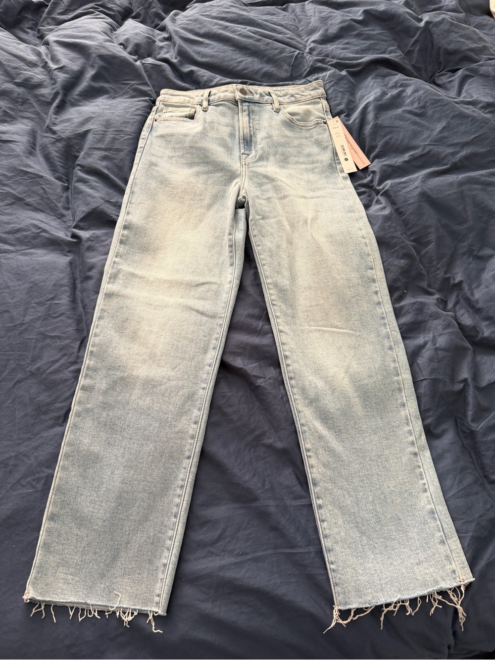 AQUA high rise straight jeans size 27